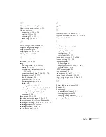 Preview for 203 page of Epson 835p - PowerLite XGA LCD Projector User Manual