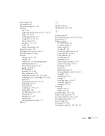 Preview for 205 page of Epson 835p - PowerLite XGA LCD Projector User Manual