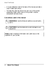 Preview for 10 page of Epson Action Laser Action Laser User Manual