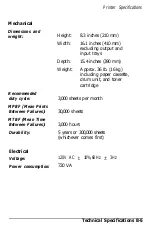 Preview for 195 page of Epson Action Laser Action Laser User Manual