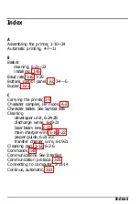 Preview for 205 page of Epson Action Laser Action Laser User Manual