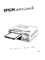 Epson Action Scanner II User Manual preview