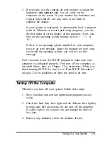 Preview for 27 page of Epson ActionDesk 4000 User Manual