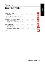 Preview for 16 page of Epson ActionLaser 1100 Reference Manual