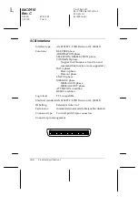 Preview for 186 page of Epson ActionLaser 1600 User Manual