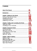 Preview for 7 page of Epson ActionLaser Plus User Manual