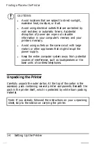 Preview for 18 page of Epson ActionLaser Plus User Manual