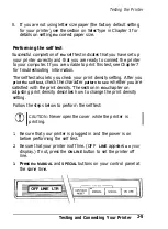 Preview for 43 page of Epson ActionLaser Plus User Manual