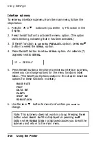 Preview for 70 page of Epson ActionLaser Plus User Manual