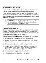 Preview for 163 page of Epson ActionLaser Plus User Manual