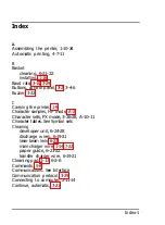 Preview for 225 page of Epson ActionLaser Plus User Manual