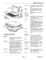 Preview for 1 page of Epson ActionNote 4000 Product Information