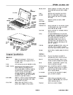 Epson ActionNote 4000 Product Information preview