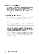 Preview for 26 page of Epson ActionNote 4SLC-25 User Manual