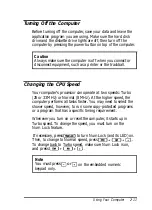 Preview for 42 page of Epson ActionNote 4SLC-25 User Manual