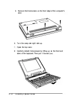 Preview for 70 page of Epson ActionNote 4SLC-25 User Manual