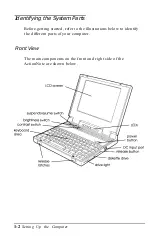 Предварительный просмотр 21 страницы Epson ActionNote 4SLC2-50 User Manual