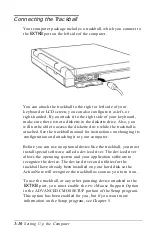 Preview for 29 page of Epson ActionNote 4SLC2-50 User Manual