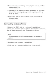 Preview for 62 page of Epson ActionNote 4SLC2-50 User Manual