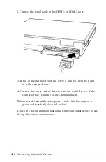 Предварительный просмотр 63 страницы Epson ActionNote 4SLC2-50 User Manual