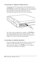 Preview for 65 page of Epson ActionNote 4SLC2-50 User Manual