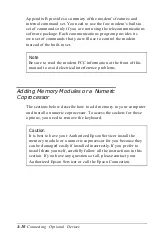 Preview for 67 page of Epson ActionNote 4SLC2-50 User Manual