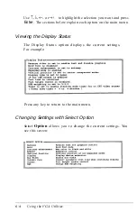 Предварительный просмотр 95 страницы Epson ActionNote 4SLC2-50 User Manual