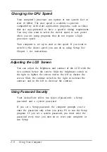 Preview for 43 page of Epson ActionNote 866C User Manual