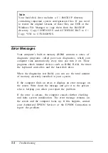 Preview for 99 page of Epson ActionNote 866C User Manual