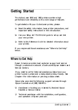 Preview for 10 page of Epson ActionPC 1500 Reference Manual