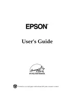 Preview for 1 page of Epson ActionPC 2600 User Manual