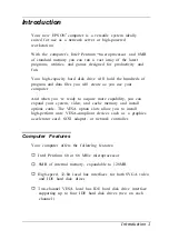 Preview for 9 page of Epson ActionPC 6000 User Manual