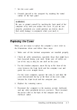 Preview for 68 page of Epson ActionPC 7300 User Manual