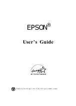 Epson ActionPC 8000 User Manual preview