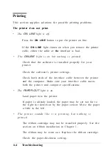 Preview for 83 page of Epson ActionPrinter 2000 User Manual