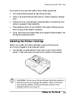 Preview for 17 page of Epson ActionPrinter 2250 User Manual