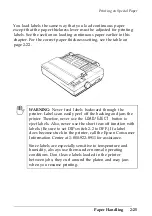 Preview for 63 page of Epson ActionPrinter 4000 User Manual