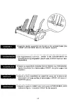 Preview for 6 page of Epson ActionPrinter 5000 - ActionPrinter-5000 Impact Printer Assembly Manual