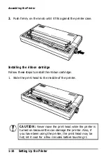 Preview for 17 page of Epson ActionPrinter L-750 User Manual