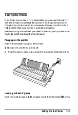 Preview for 24 page of Epson ActionPrinter L-750 User Manual