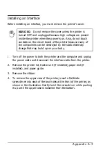 Preview for 77 page of Epson ActionPrinter T-1000 User Manual