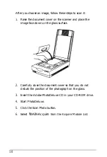 Preview for 13 page of Epson ActionScanner ActionScanner II Getting Started