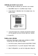 Preview for 16 page of Epson ActionScanner ActionScanner II Getting Started