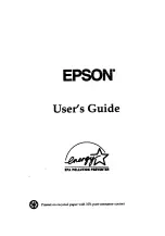 Epson ActionTower 3000 Computer User Manual preview