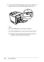 Preview for 48 page of Epson Aculaser 2600 Series Owner'S Manual