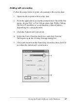 Preview for 87 page of Epson Aculaser 2600 Series Owner'S Manual