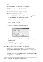 Preview for 124 page of Epson Aculaser 2600 Series Owner'S Manual