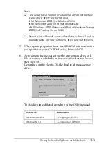 Preview for 141 page of Epson Aculaser 2600 Series Owner'S Manual