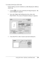 Preview for 169 page of Epson Aculaser 2600 Series Owner'S Manual