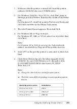 Preview for 205 page of Epson Aculaser 2600 Series Owner'S Manual